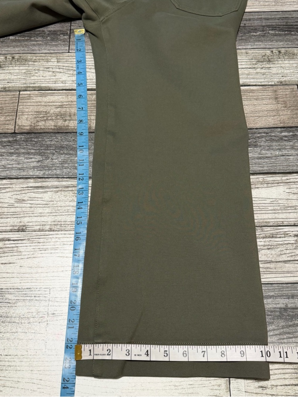 Maeve Anthropologie The Colette Wide Leg Crop Pants Women’s 28 Green Inseam 23.5 - Picture 2 of 9